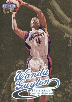 1999 Ultra WNBA - Gold Medallion #22G Wanda Guyton Front