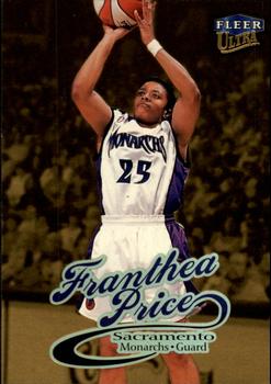 1999 Ultra WNBA - Gold Medallion #23G Franthea Price Front