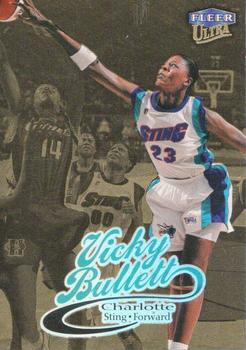 1999 Ultra WNBA - Gold Medallion #25G Vicky Bullett Front