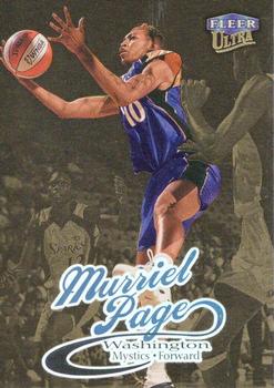 1999 Ultra WNBA - Gold Medallion #32G Murriel Page Front