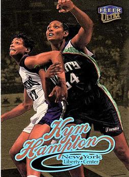1999 Ultra WNBA - Gold Medallion #36G Kym Hampton Front