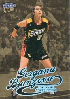 1999 Ultra WNBA - Gold Medallion #37G Gergana Branzova Front