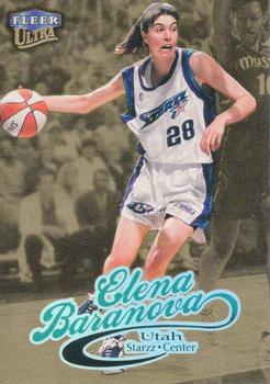 1999 Ultra WNBA - Gold Medallion #44G Elena Baranova Front