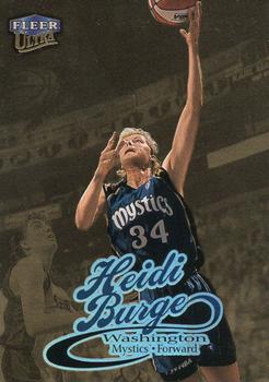 1999 Ultra WNBA - Gold Medallion #53G Heidi Burge Front