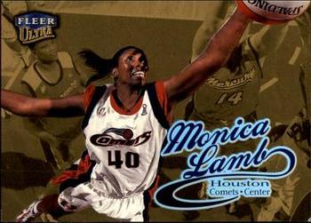 1999 Ultra WNBA - Gold Medallion #60G Monica Lamb Front