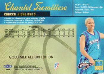 1999 Ultra WNBA - Gold Medallion #65G Chantel Tremitiere Back