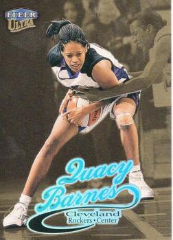 1999 Ultra WNBA - Gold Medallion #69G Quacy Barnes Front