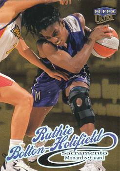 1999 Ultra WNBA - Gold Medallion #84G Ruthie Bolton-Holifield Front