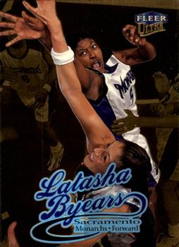 1999 Ultra WNBA - Gold Medallion #88G Latasha Byears Front