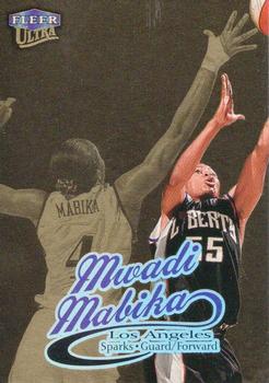 1999 Ultra WNBA - Gold Medallion #89G Mwadi Mabika Front