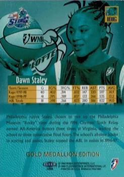 1999 Ultra WNBA - Gold Medallion #101G Dawn Staley Back