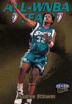 1999 Ultra WNBA - Gold Medallion #99G Andrea Stinson Front