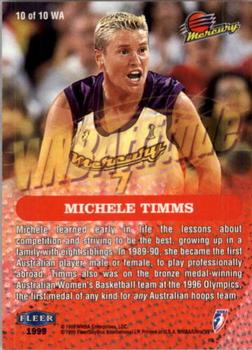 1999 Ultra WNBA - WNBAttitude #10 Michele Timms Back