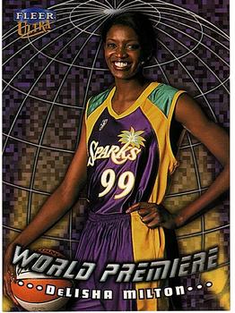 1999 Ultra WNBA - World Premiere #9 DeLisha Milton Front