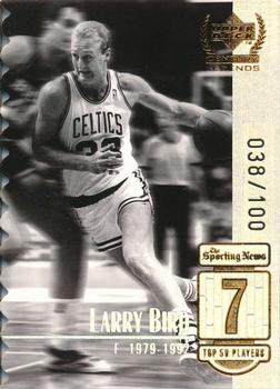 1998-99 Upper Deck Century Legends - Century Collection #7 Larry Bird Front