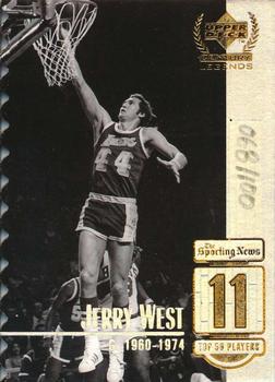 1998-99 Upper Deck Century Legends - Century Collection #11 Jerry West Front