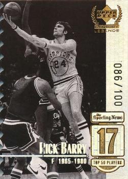 1998-99 Upper Deck Century Legends - Century Collection #17 Rick Barry Front