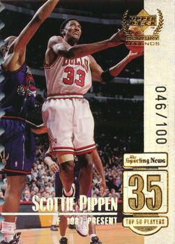1998-99 Upper Deck Century Legends - Century Collection #35 Scottie Pippen Front