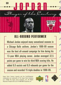 1998-99 Upper Deck Century Legends - Century Collection #88 Michael Jordan Back