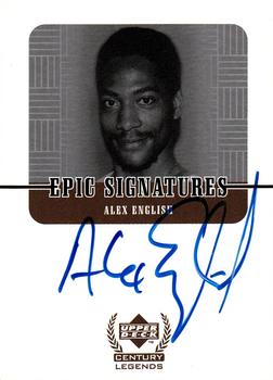 1998-99 Upper Deck Century Legends - Epic Signatures #AE Alex English Front
