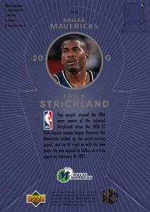 1997-98 Collector's Choice - NBA Miniatures #M6 Erick Strickland Back
