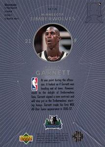 1997-98 Collector's Choice - NBA Miniatures #M16 Kevin Garnett Back