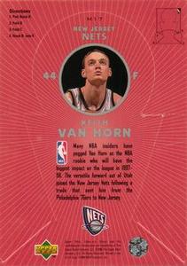 1997-98 Collector's Choice - NBA Miniatures #M17 Keith Van Horn Back