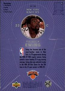1997-98 Collector's Choice - NBA Miniatures #M18 Patrick Ewing Back