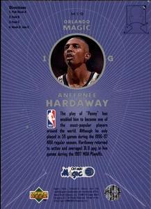 1997-98 Collector's Choice - NBA Miniatures #M19 Anfernee Hardaway Back