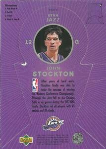 1997-98 Collector's Choice - NBA Miniatures #M27 John Stockton Back