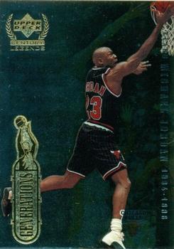 1998-99 Upper Deck Century Legends - Generations #NNO Michael Jordan / Julius Erving Front