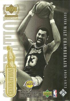 1998-99 Upper Deck Century Legends - Generations #NNO Shaquille O'Neal / Wilt Chamberlain Back