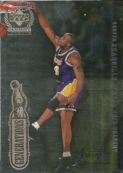 1998-99 Upper Deck Century Legends - Generations #NNO Shaquille O'Neal / Wilt Chamberlain Front