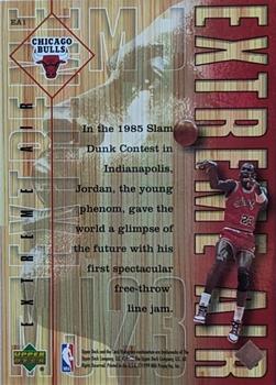 1999 Upper Deck Michael Jordan Athlete of the Century - Extreme Air #EA1 Michael Jordan Back