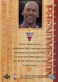 1999 Upper Deck Michael Jordan Athlete of the Century - MJ Phenomenon #P12 Michael Jordan Back