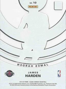 2019-20 Clearly Donruss - Star Gazing #10 James Harden Back
