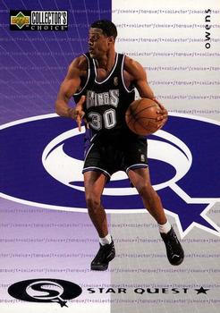 1997-98 Collector's Choice - StarQuest #SQ4 Billy Owens Front