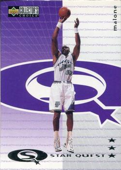 1997-98 Collector's Choice - StarQuest #SQ71 Karl Malone Front