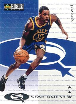 1997-98 Collector's Choice - StarQuest #SQ75 Latrell Sprewell Front