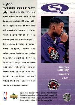 1997-98 Collector's Choice - StarQuest #SQ100 Marcus Camby Back