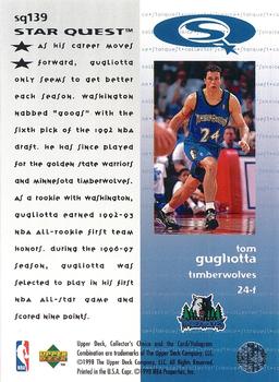 1997-98 Collector's Choice - StarQuest #SQ139 Tom Gugliotta Back
