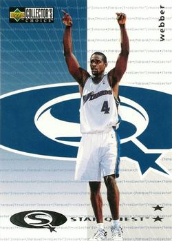 1997-98 Collector's Choice - StarQuest #SQ152 Chris Webber Front