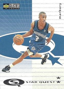 1997-98 Collector's Choice - StarQuest #SQ62 Stephon Marbury Front