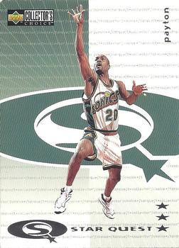 1997-98 Collector's Choice - StarQuest #SQ78 Gary Payton Front