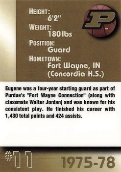 2000 AMA Purdue Boilermakers Legends Men #NNO Eugene Parker Back