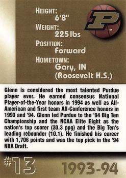 2000 AMA Purdue Boilermakers Legends Men #NNO Glenn Robinson Back