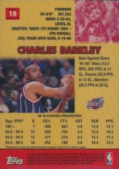 1999-00 Bowman's Best - Atomic Refractors #19 Charles Barkley Back