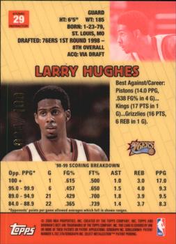 1999-00 Bowman's Best - Atomic Refractors #29 Larry Hughes Back