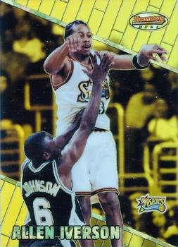 1999-00 Bowman's Best Basketball #75 Allen Iverson 