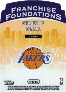 1999-00 Bowman's Best - Franchise Foundations #FF10 Shaquille O'Neal Back